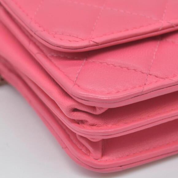 Chanel Lambskin Quilted Mini Trendy CC Wallet On Chain WOC - Picture 10 of 15